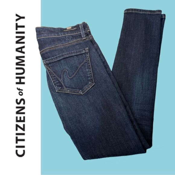 Citizens‎ Of Humanity Women’s Avedon Ultra Skinny Dark Wash 1498-372 - Size 25 - Picture 1 of 3